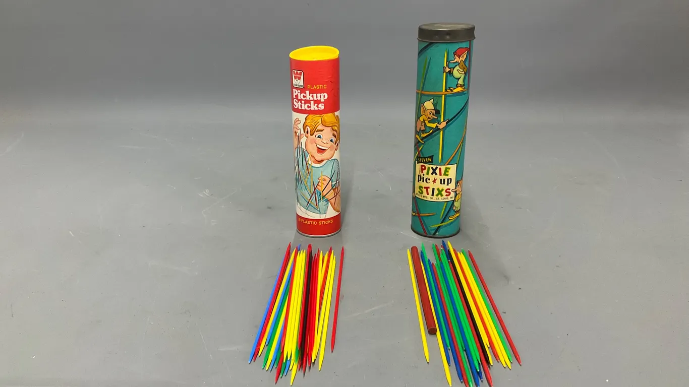 Two Sets of Vintage Pickup Sticks Games