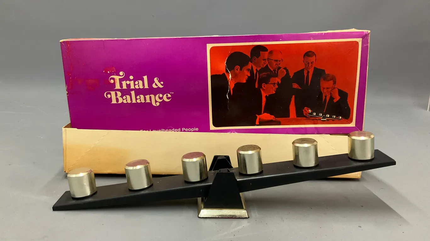 Vintage The Klinger Company Trial & Balance Game