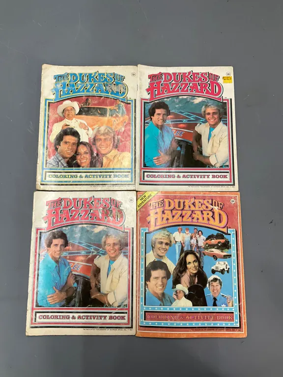 Vintage The Dukes of Hazzard Coloring and Activity Books