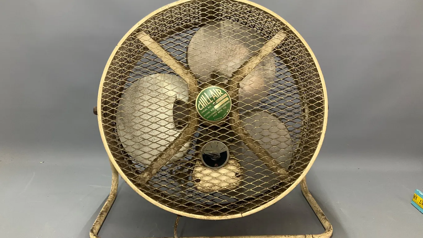Vintage Chill-Air Metal Fan