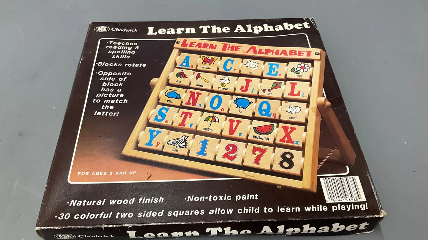Chadwick Learn The Alphabet Wooden Learning Toy