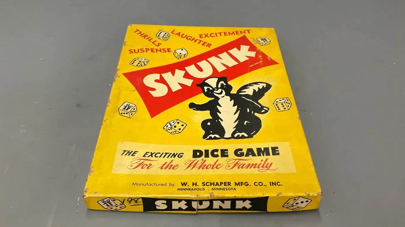 Vintage Skunk Dice Game by W. H. Schaper