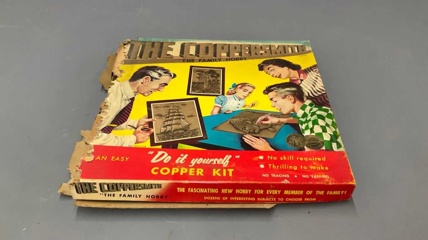Vintage Copperama "The Family Hobby" Copper Art Kit