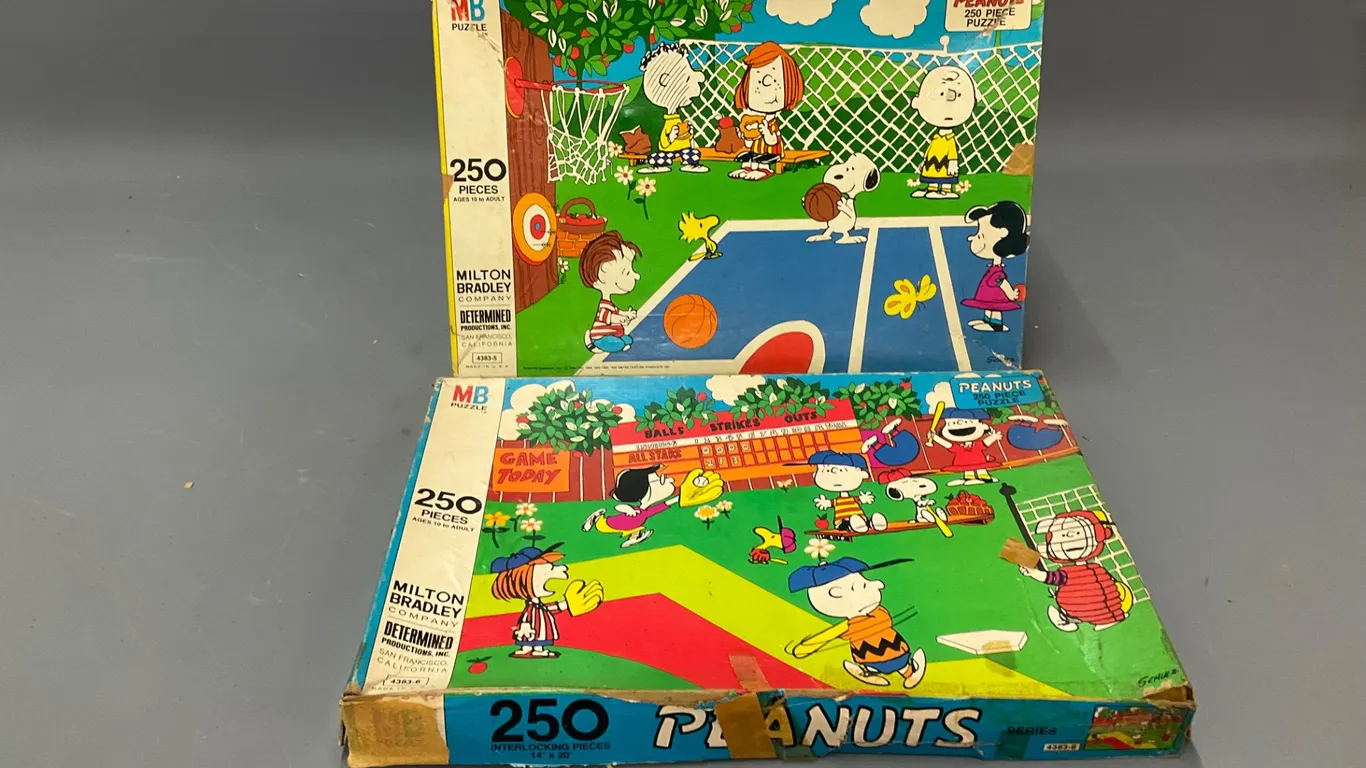 Vintage Peanuts Milton Bradley Jigsaw Puzzles