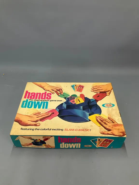 1964 Ideal Hands Down Board Game