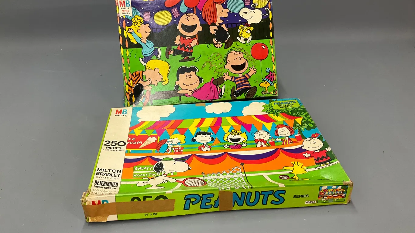 Vintage Milton Bradley Peanuts Jigsaw Puzzles