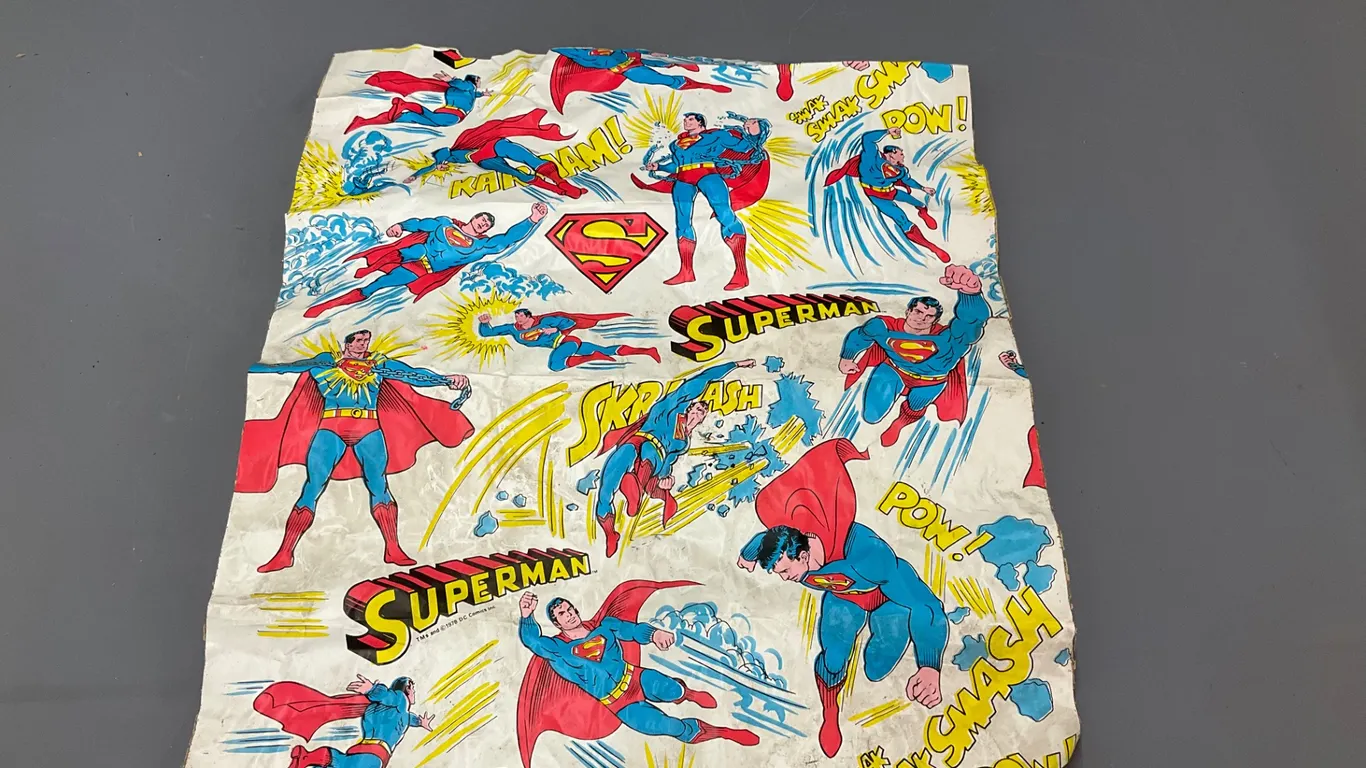 1978 DC Comics Superman Contact Paper