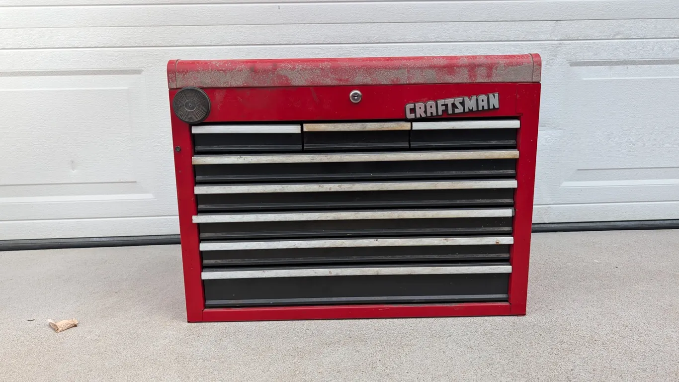 Craftsman Red Metal Toolbox