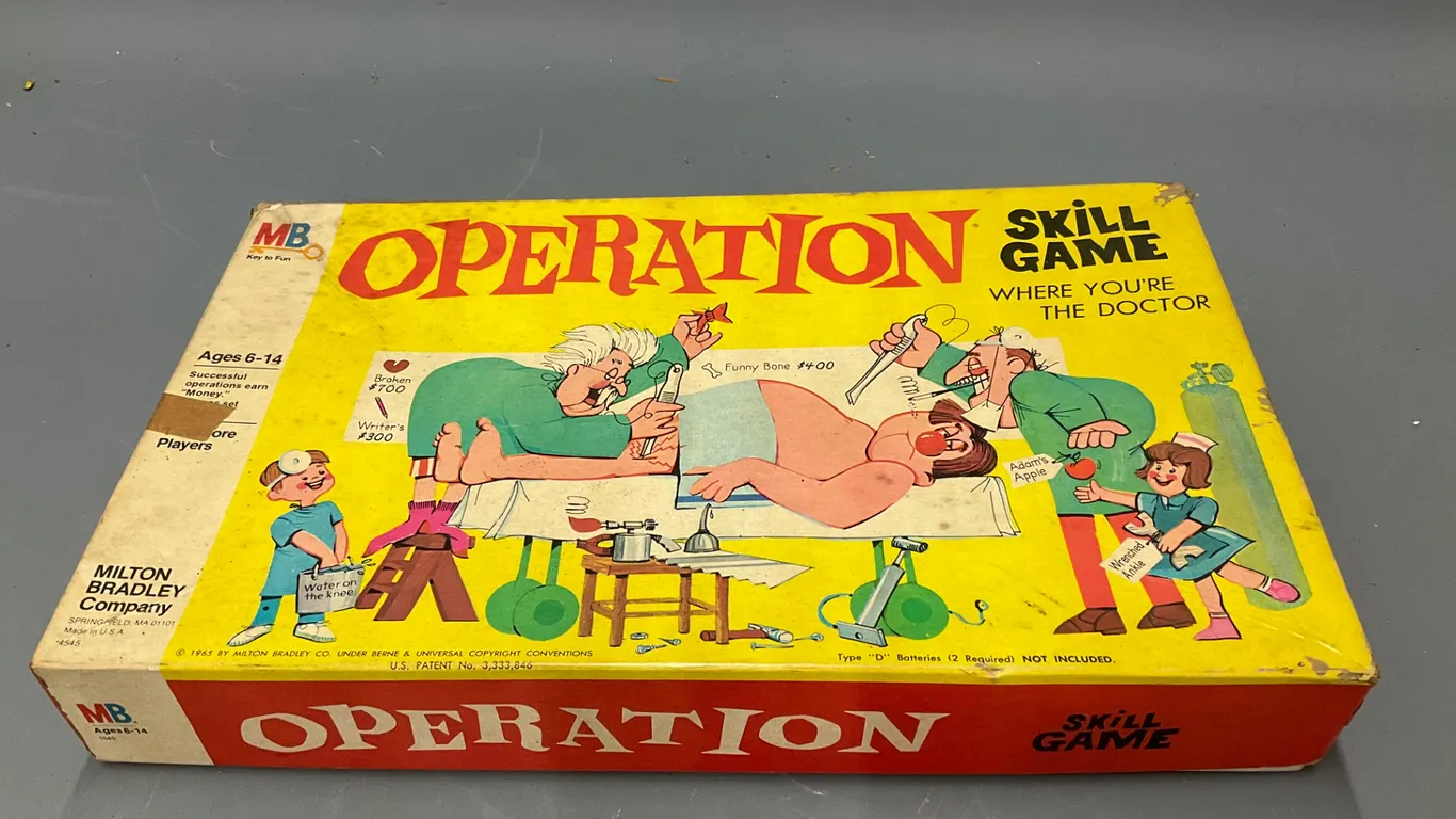 Milton Bradley 1965 Operation Skill Game