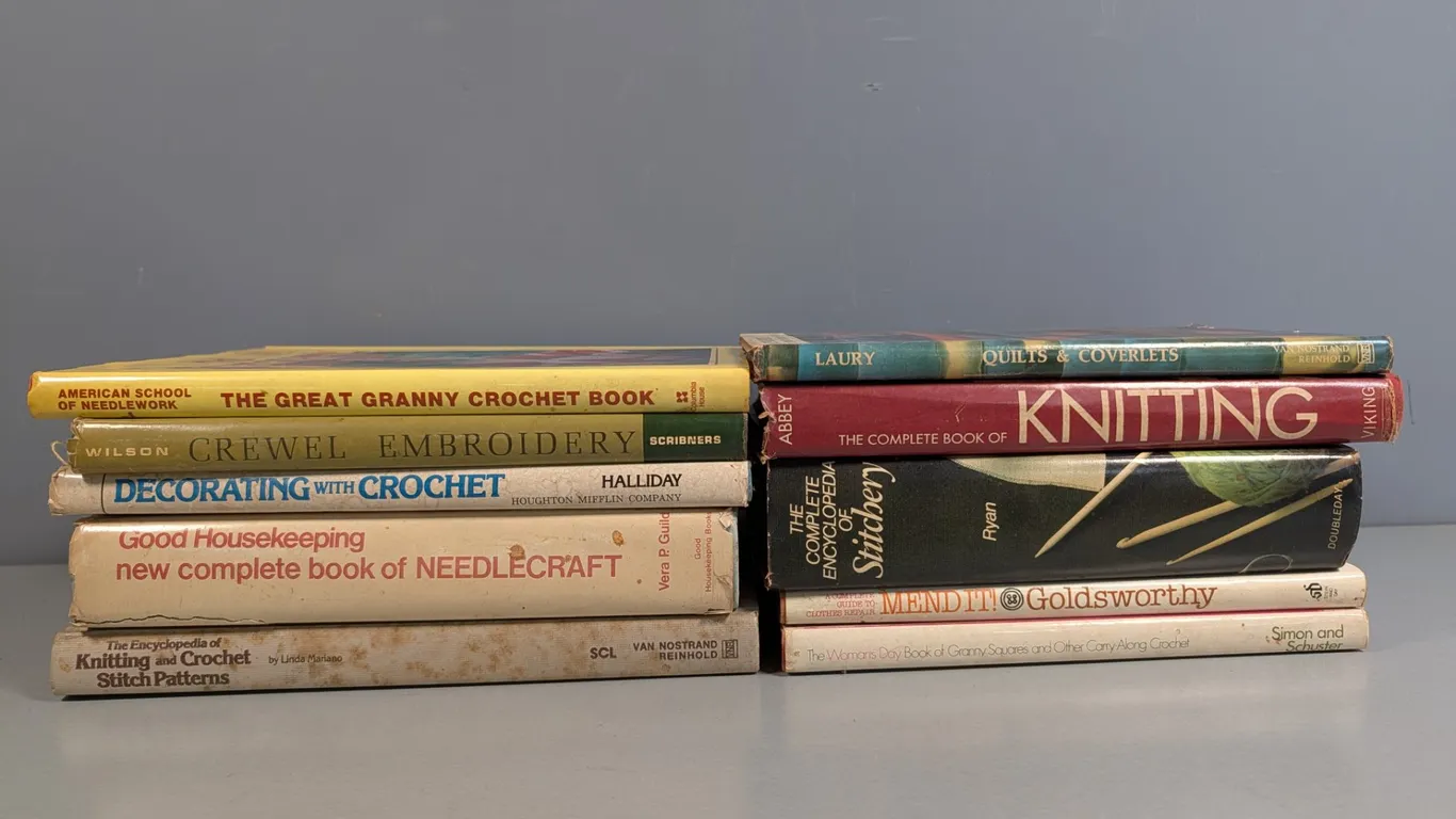 Collection of Craft and Needlework Books