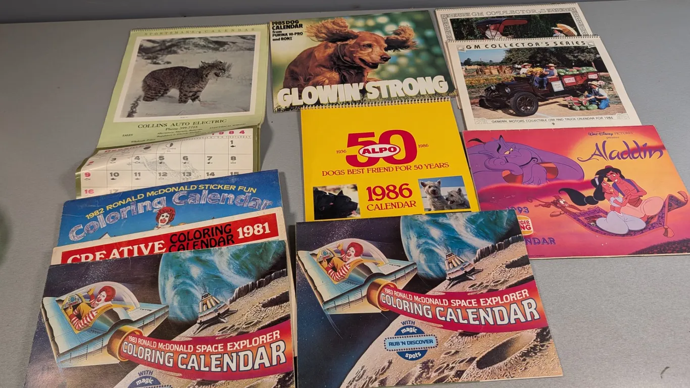 Vintage Calendar Collection