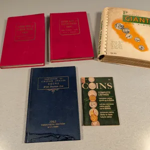 Vintage Coin Collecting Books and Album