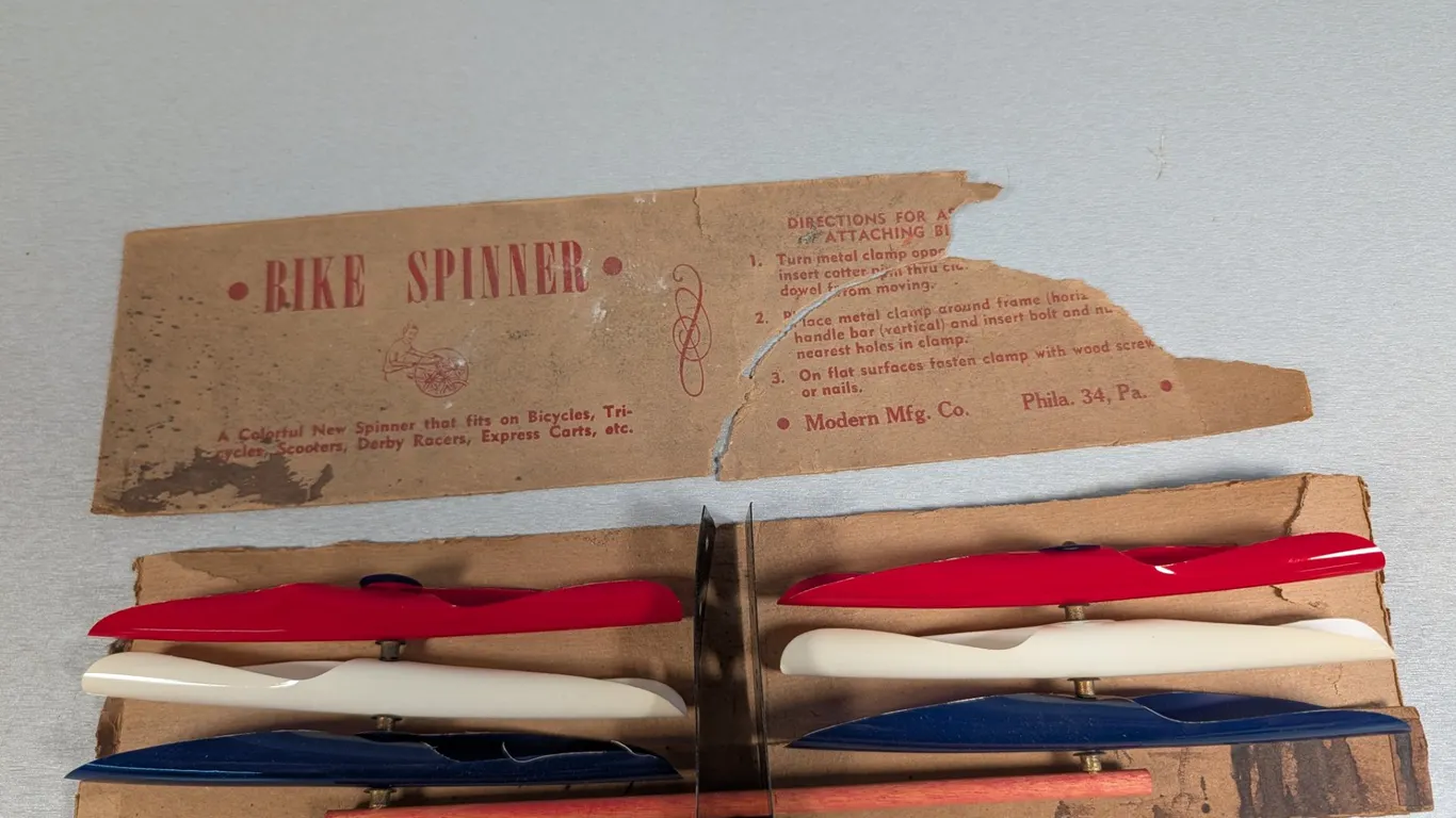 Vintage Modern Mfg. Co. Bike Spinners
