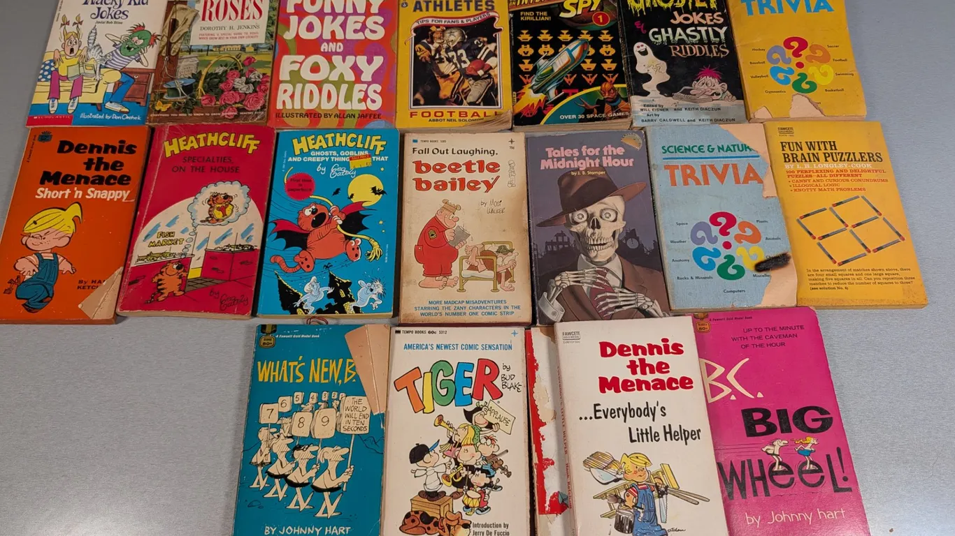 Collection of 19 Vintage Paperback Books