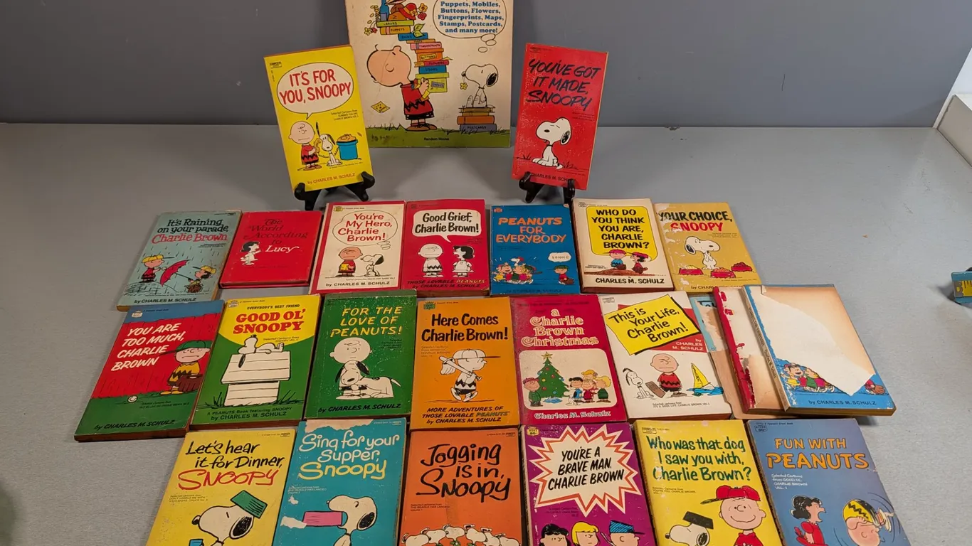 Vintage Peanuts Comic Book Collection by Charles M. Schulz