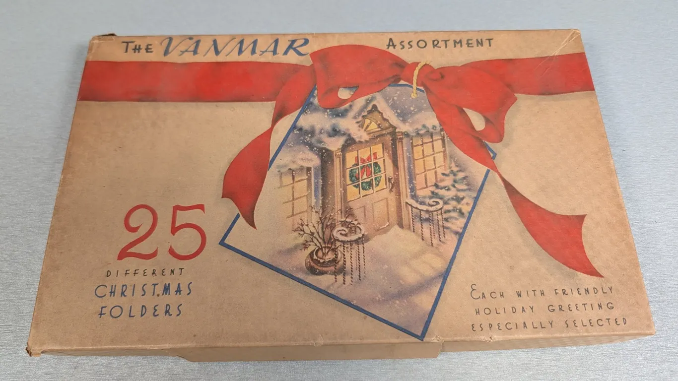 Vintage Vanmar Christmas Cards Assortment