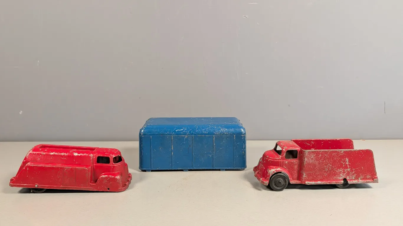 Vintage Slik-Toys Aluminum Truck Line