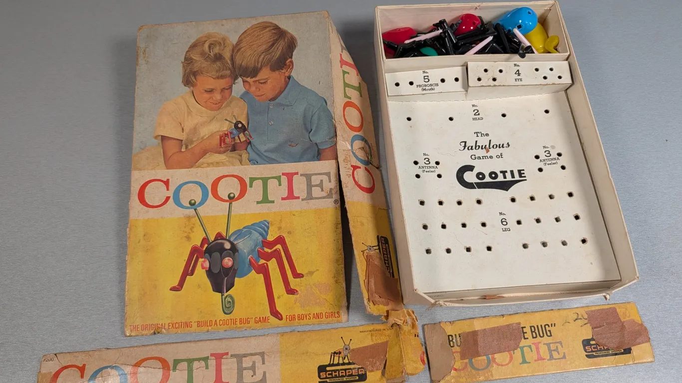 Vintage Schaper Cootie Game