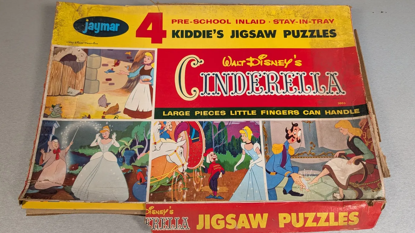 Jaymar Walt Disney's Cinderella Pre-School Jigsaw Puzzles