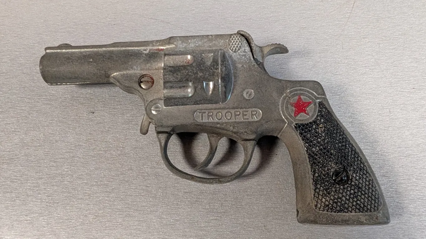 Vintage Die-Cast Metal Trooper Cap Gun