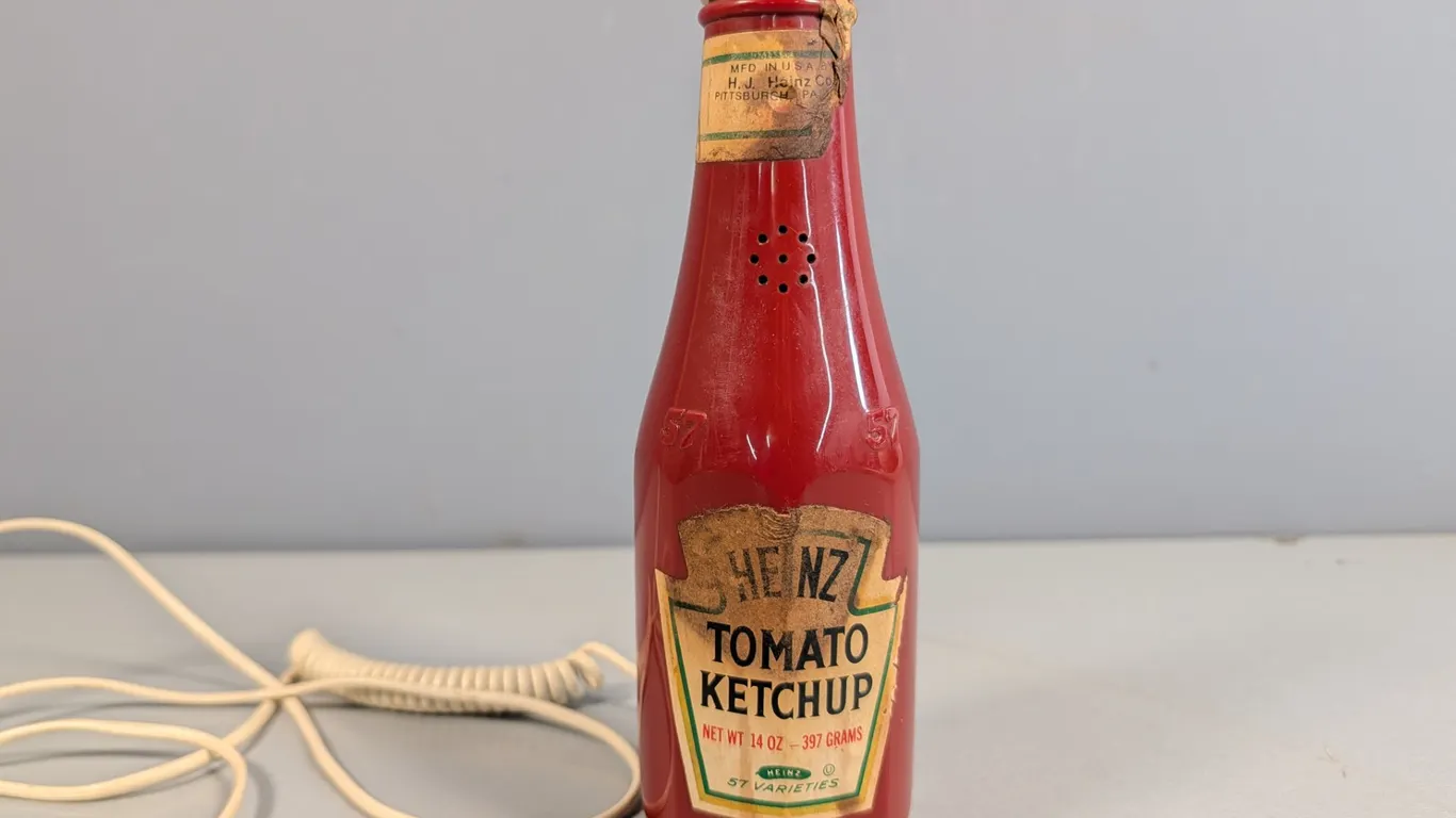 Heinz Ketchup Bottle Novelty Telephone