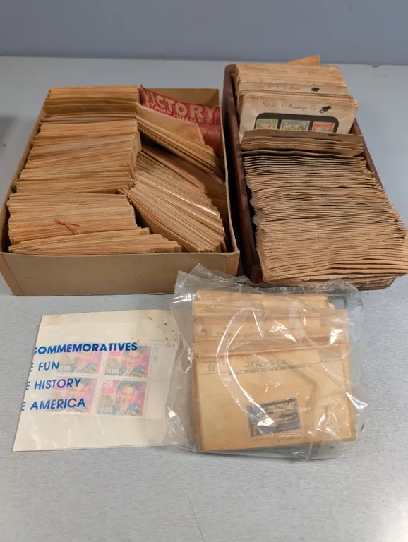 Large Assortment of World and US Commemorative Stamps