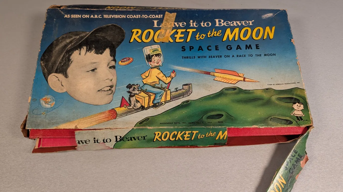 Leave it to Beaver Rocket to the Moon Space Game