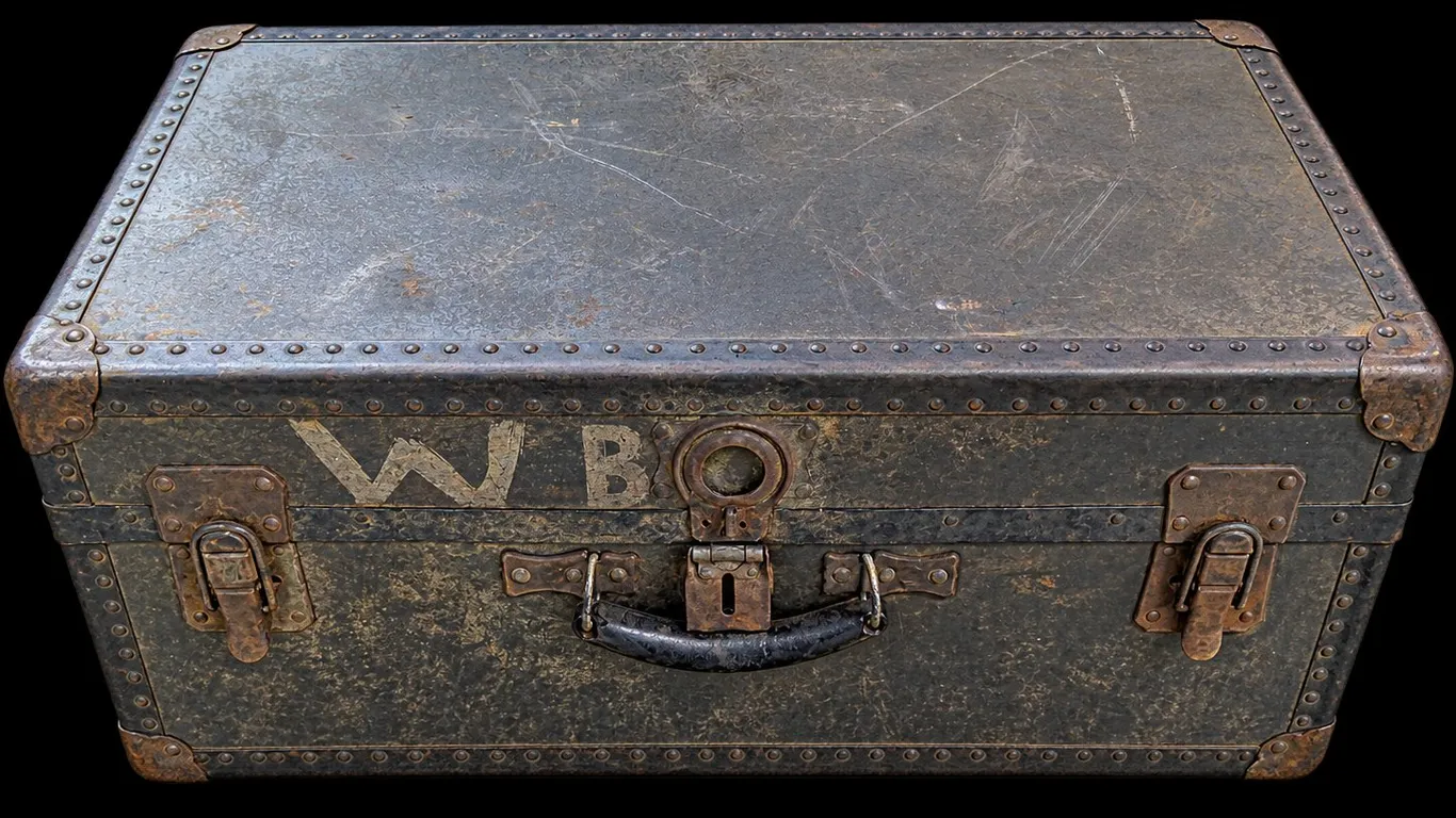 Vintage Metal Trunk
