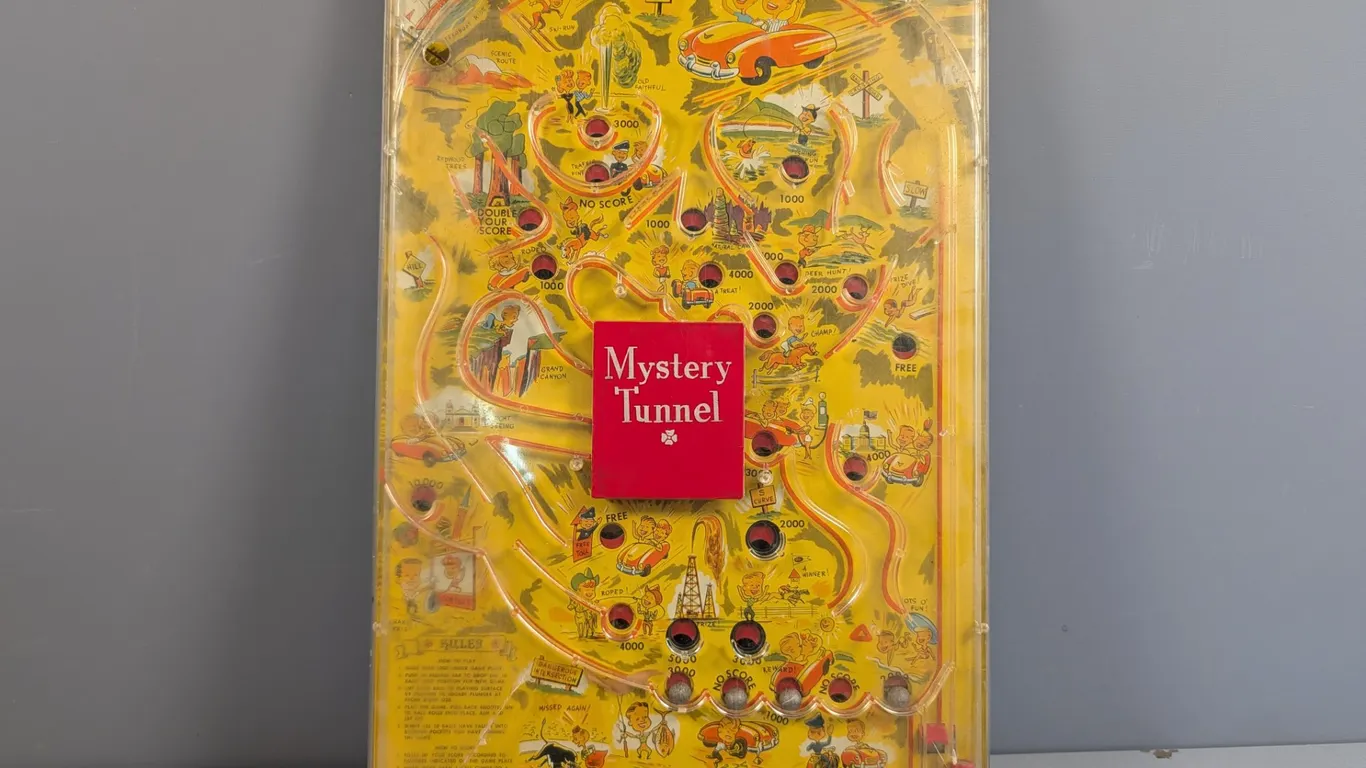 Ideal's Cross Country Bagatelle Game
