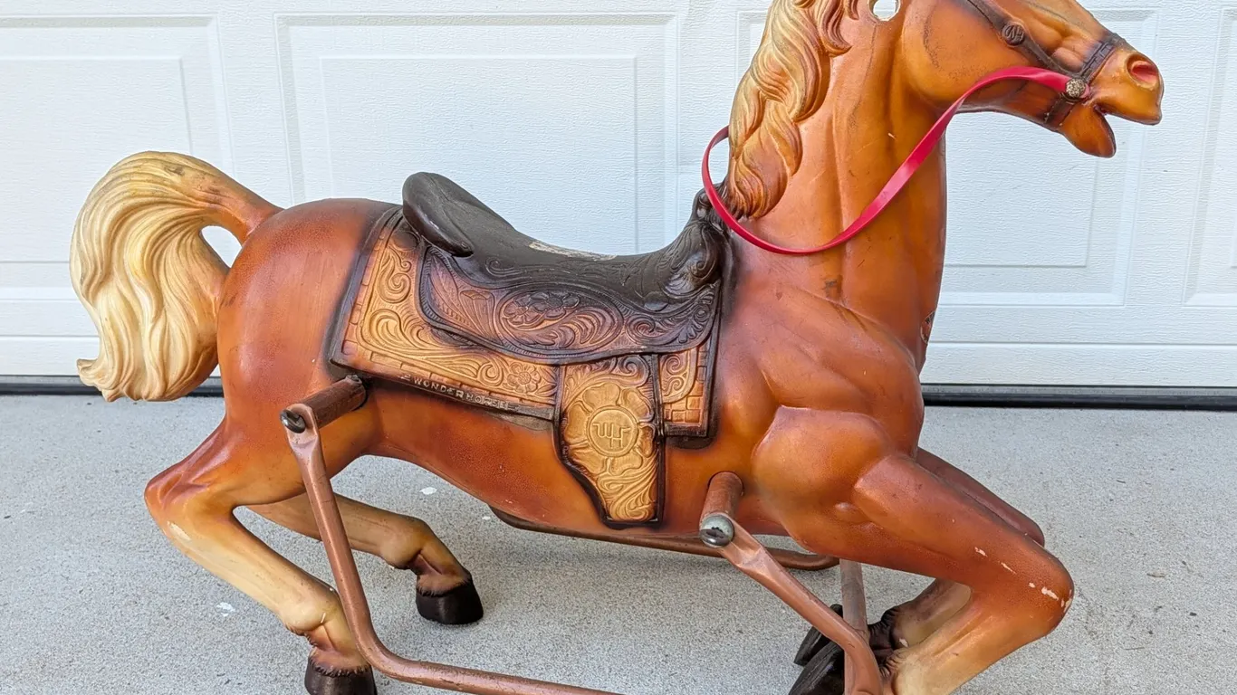 Vintage Wonder Horse Riding Toy