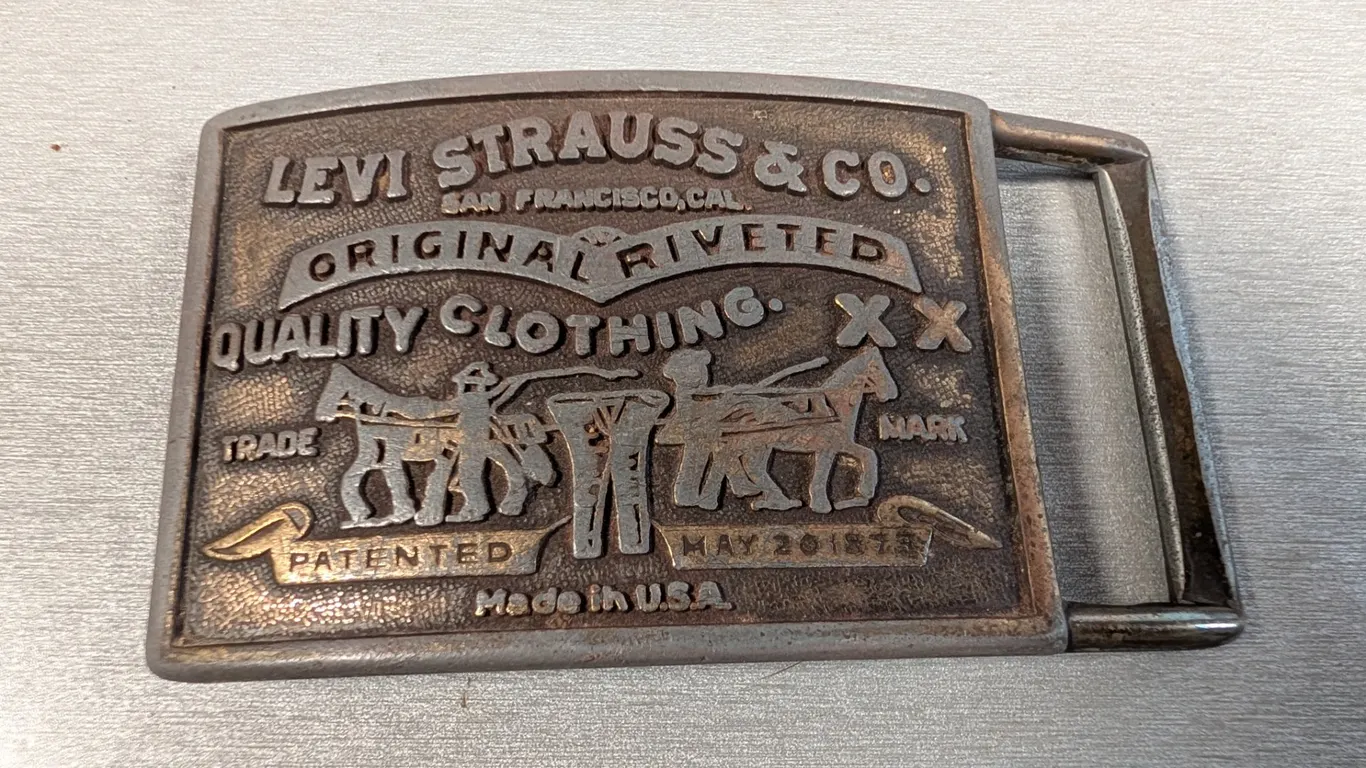 Levi Strauss & Co. Original Riveted Belt Buckle