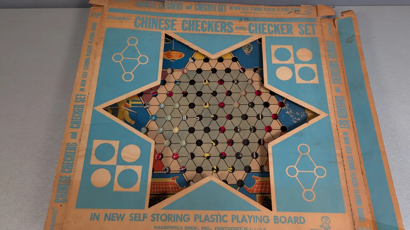 Hasbro Chinese Checkers and Checker Set