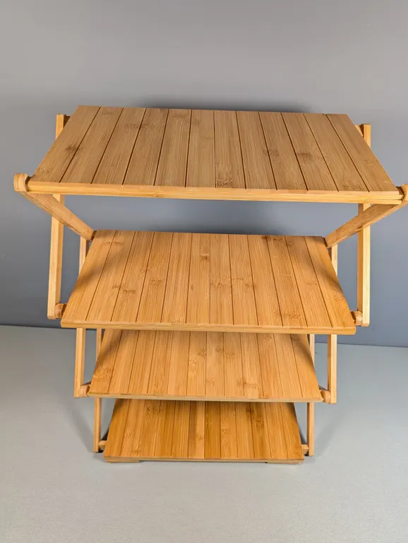 Foldable Bamboo Shelf