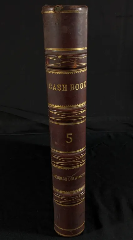 PRE PROHIBITION BEER -NOV 1916 TO NOV 1918 FAUERBAUCH BREWING LEDGER BOOK MADISON WISCONSIN