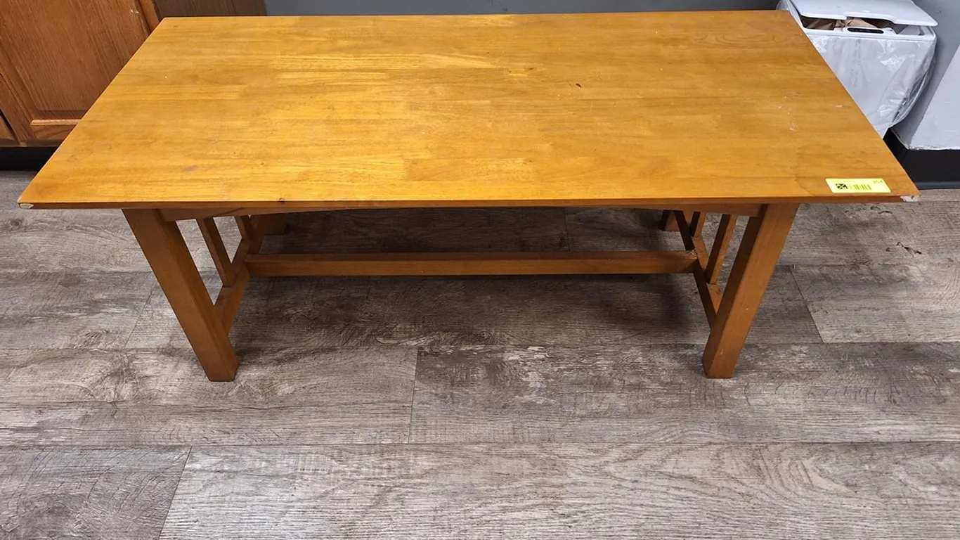 Wood Coffee Table, 42"x20"x46"