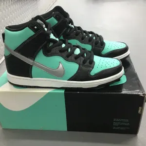 Nike Dunk High Prm SB Aqua/Chrome-Black