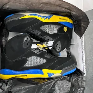 Nike Air Jordan 5 Retro Black/Royal/Yellow