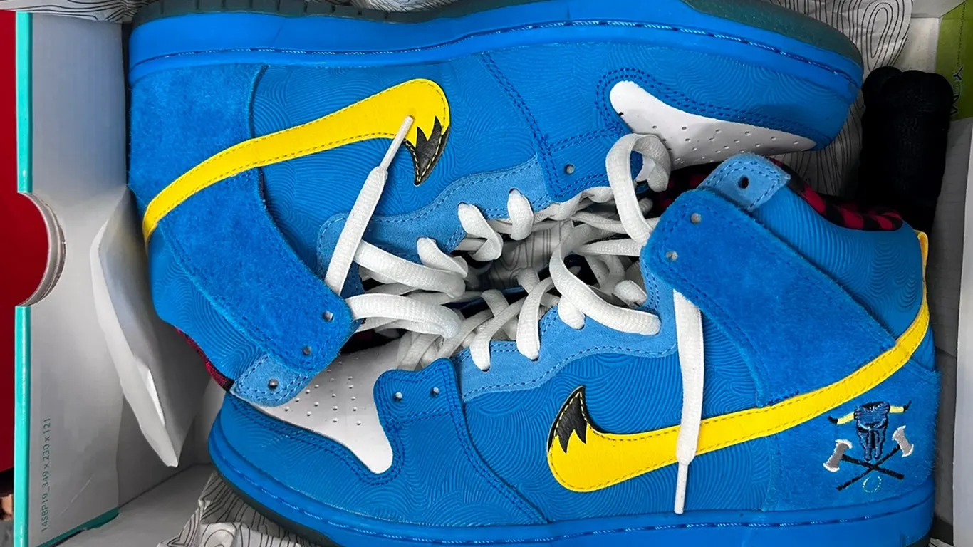 Nike Nike Dunk High Premium SB Photo Blue/Tour Yellow-White