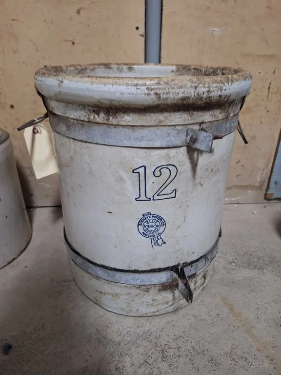 Vintage Stoneware Crock, 19"