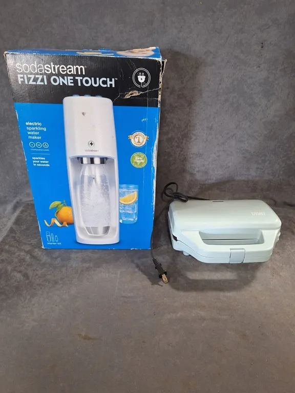 Dishy Pocket Pie Maker, Soda Stream Sparkling Water Maker