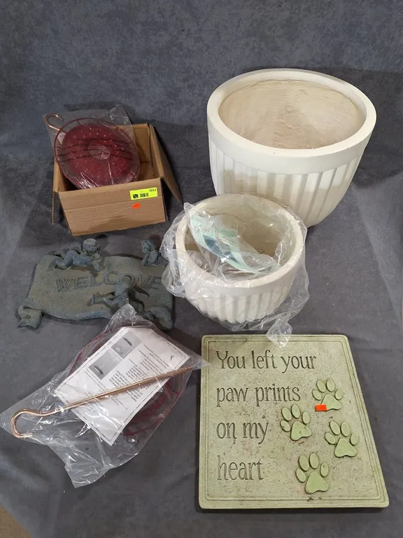 Garden Reflections Planters, Bird Feeders, Clean Boss, More