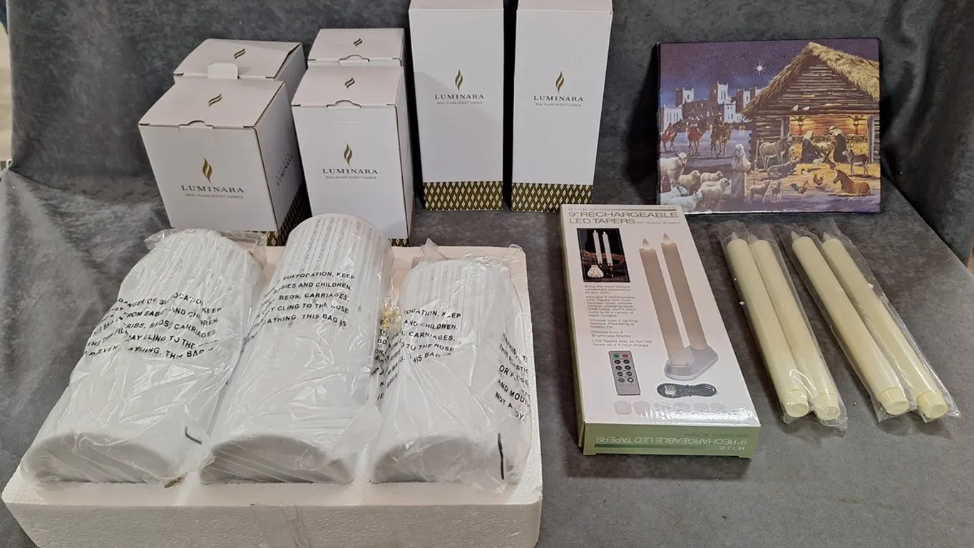Rechargeable LED Tapers, Luminara Flameless LED Candles, More
