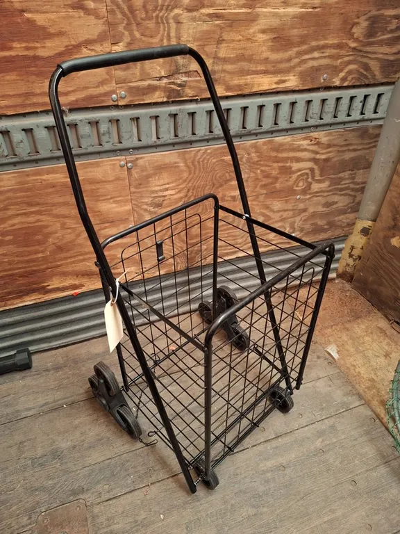 Collapsible Double-Basket Utility/Shopping Cart