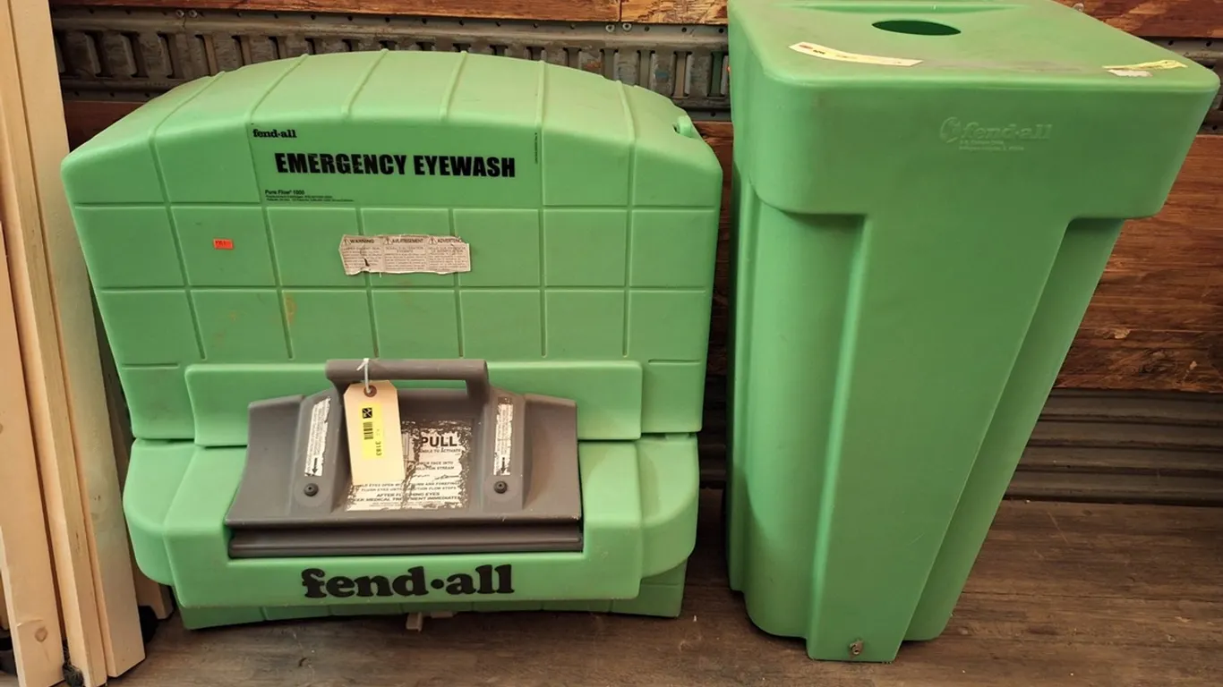 Fend-All Emergency Eyewash Station, More