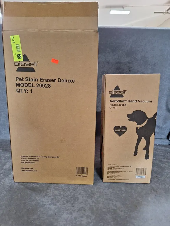 Bissell Pet Stain Eraser Deluxe #20028, Bissell Hand Vacuum #29864