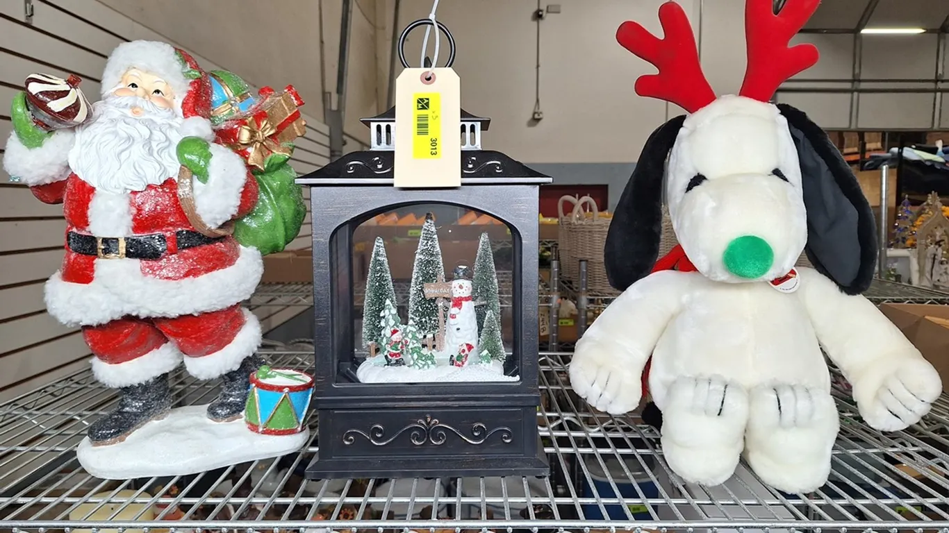 Snow Day Lantern, Santa Claus Figurine, More