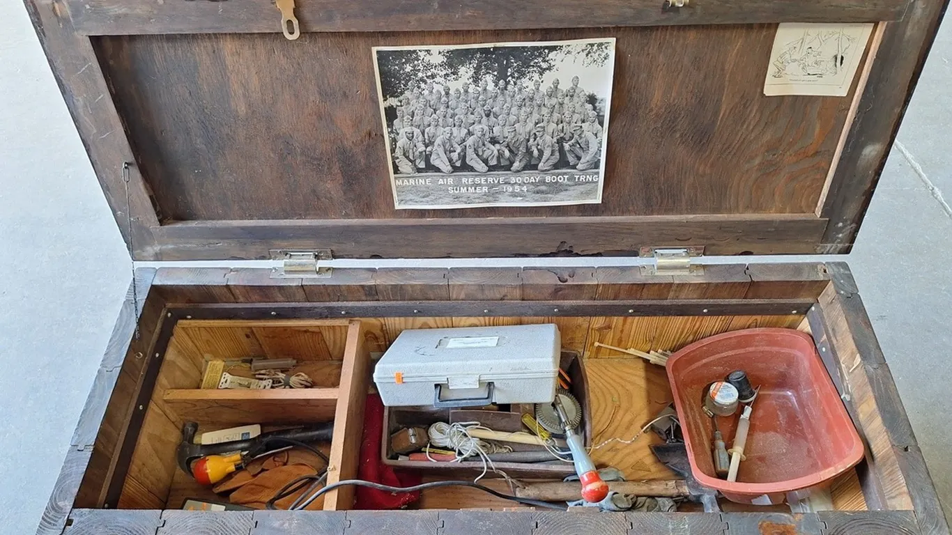 Wood Storage Chest 50"x19"x17", More