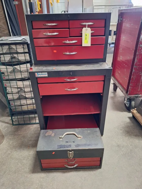 Multi Drawer Tool Chest on Wheels, JC Penny Tool Box