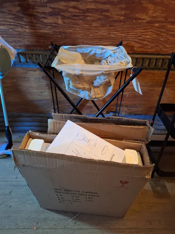 2 Metal End Tables, More