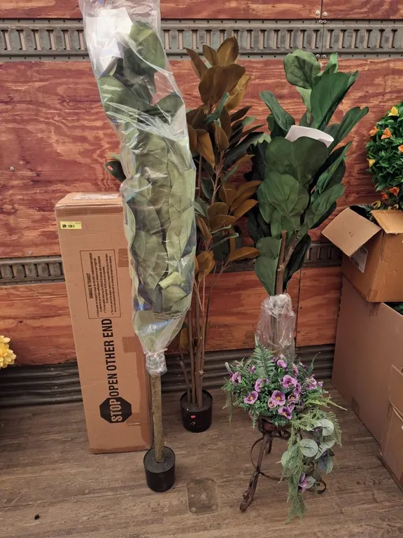 Assorted Faux Floral Decor